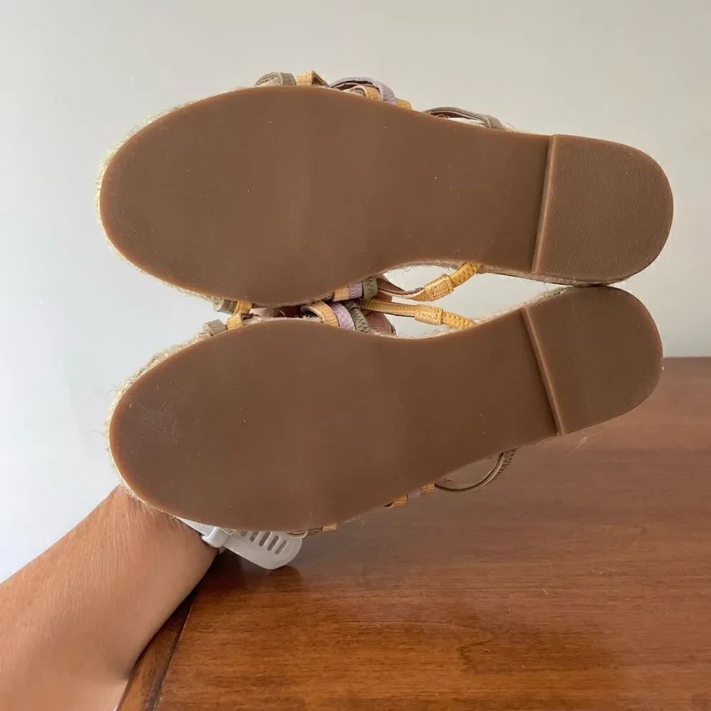 Madewell Crisscross Pastel Snake Sandals - Picture 8 of 8